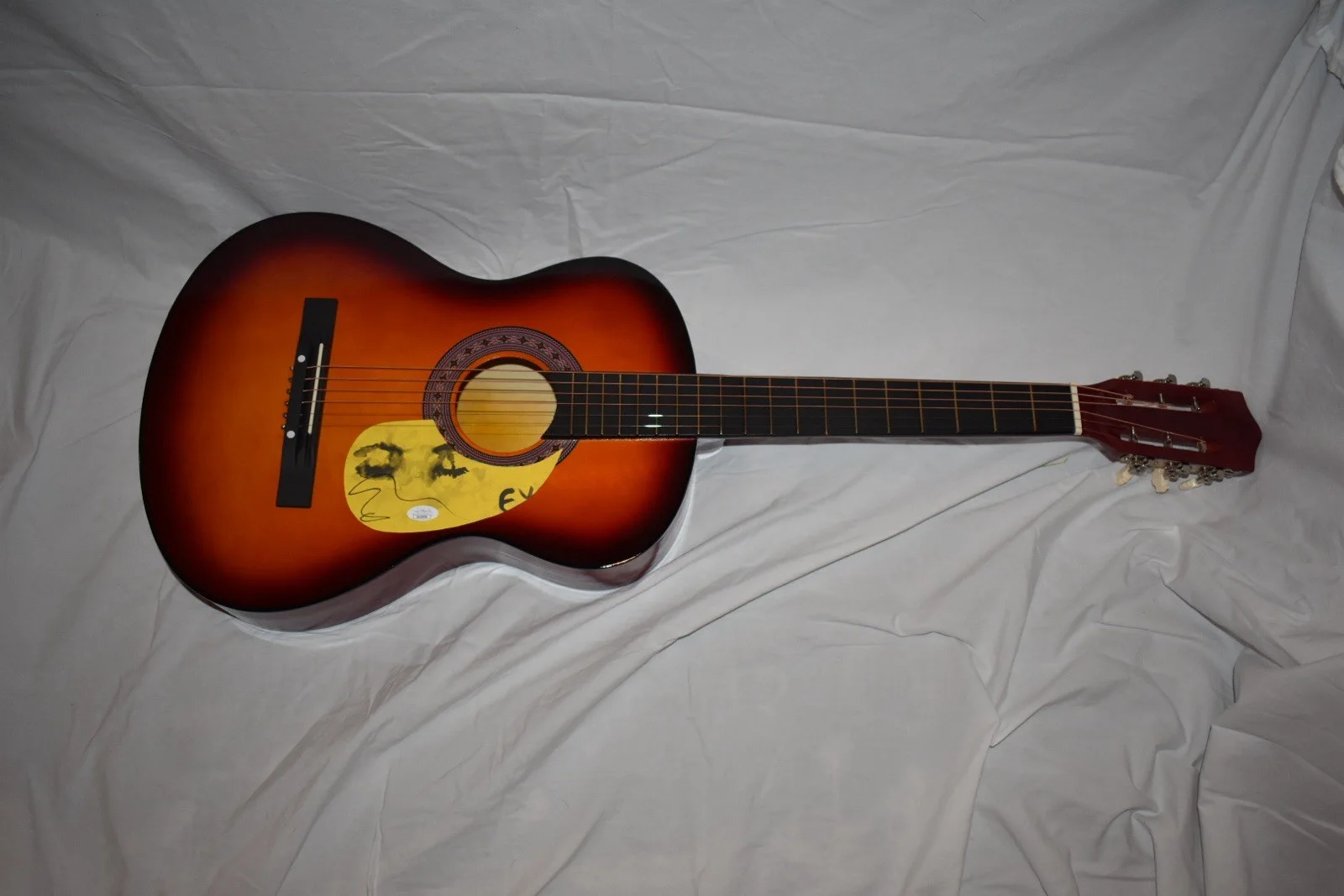 Ed Sheeran autographed signed Custom Acoustic Guitar JSA Authenticated COA, image 2