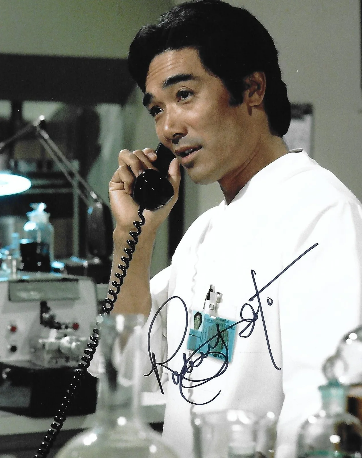 Robert Ito — Robert Ito signed 8x10 photo Quincy, M.E. MASH Midway Actor RARE COA LOOK!