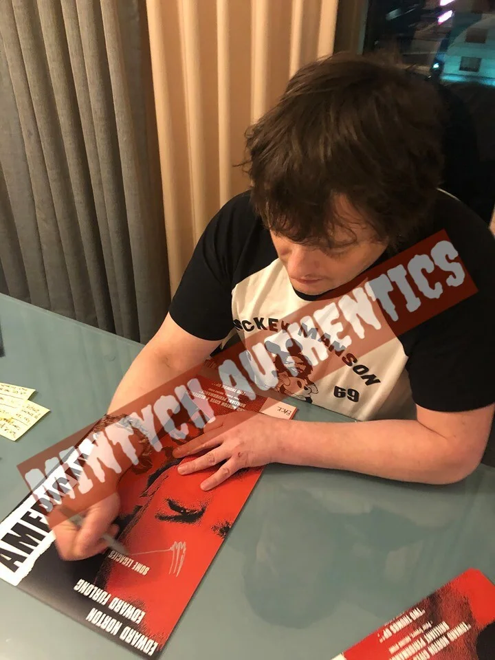 Edward Furlong — Edward Furlong autographed signed 8x10 photo American History X Danny Beckett, изображение 3
