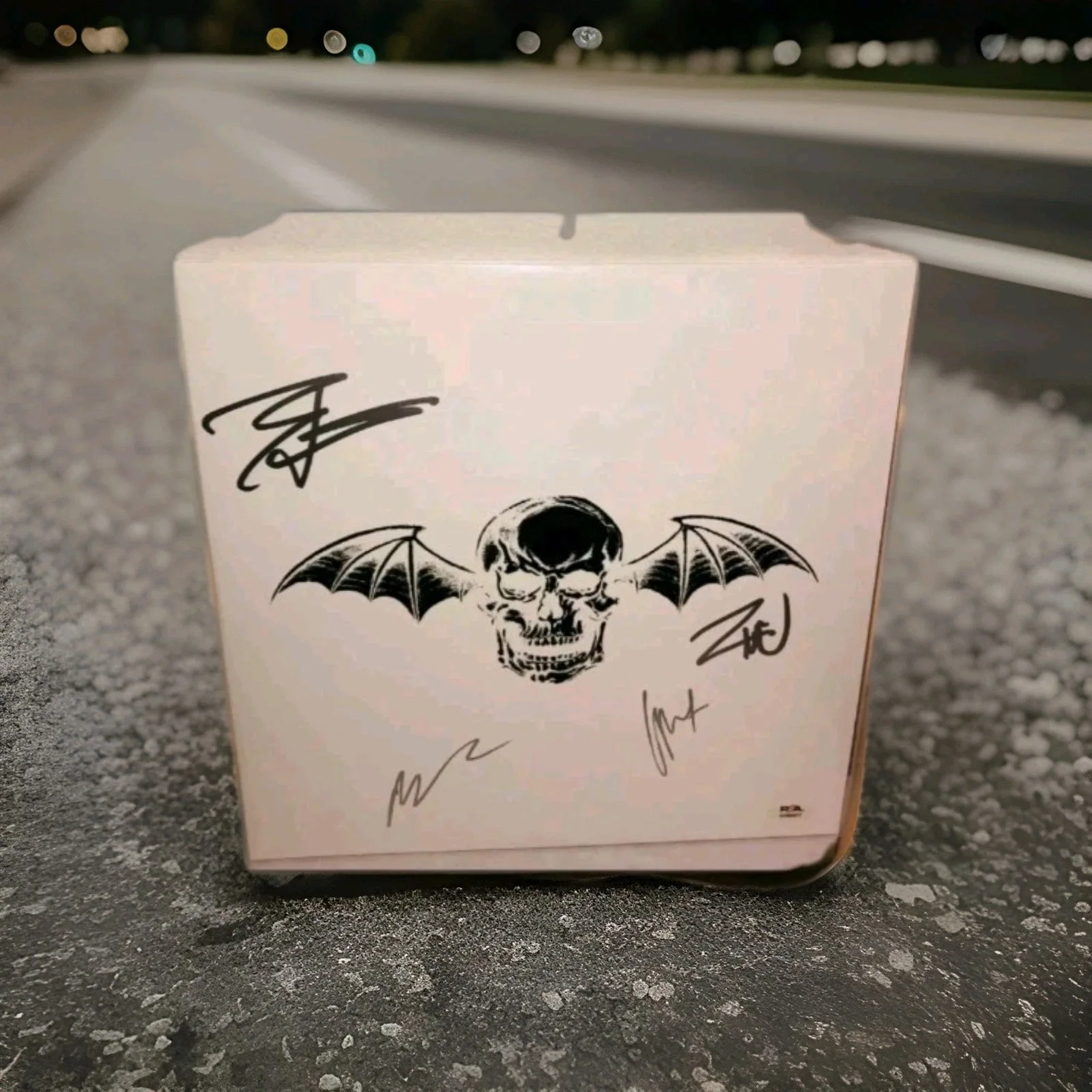 Avenged Sevenfold SIGNED M.Shadows + 3 S/T Vinyl Record LP PSA RARE ! A7X 4 Lif, image 5