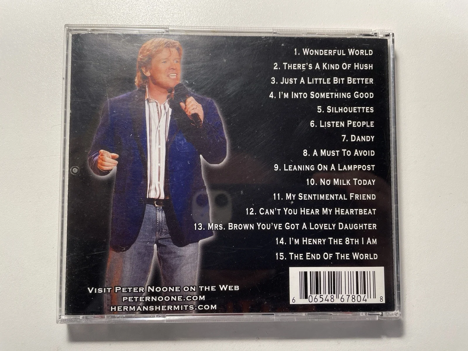 Herman's Hermits Greatest Hits CD (Self-release) AUTOGRAPHED by Peter Noone, image 2