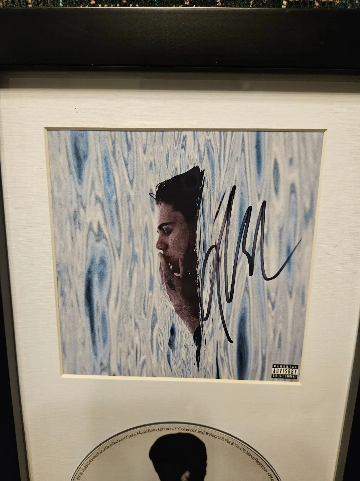 FRAMED The Kid Laroi Before I Forget SIGNED CD DISPLAY Frame Autographed Auto, image 2
