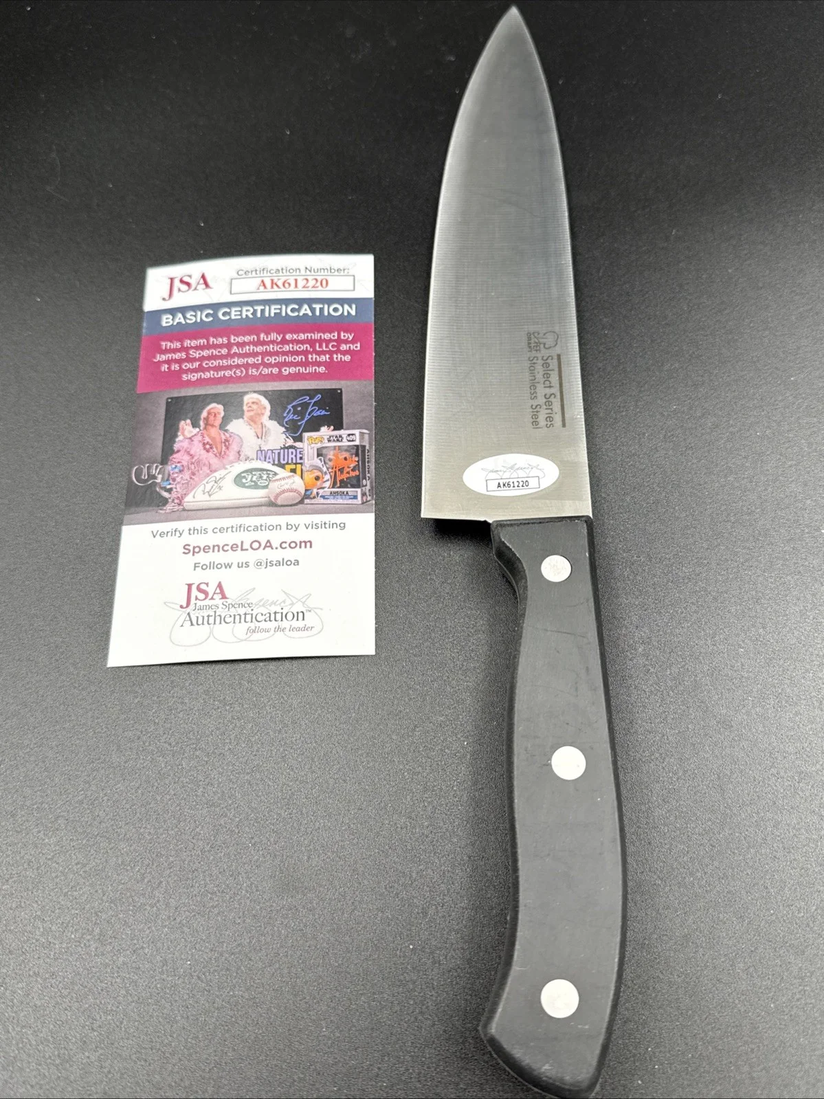 John Carpenter — John Carpenter signed real 8" steel knife Halloween Michael Myers JSA COA, изображение 2