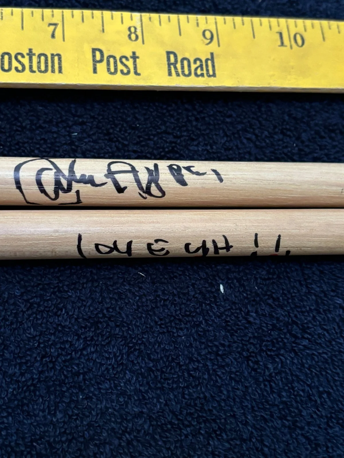 Vanilla Fudge Musicians Mark Stein, Vince Martell Signed Drum Sticks ✨, изображение 2