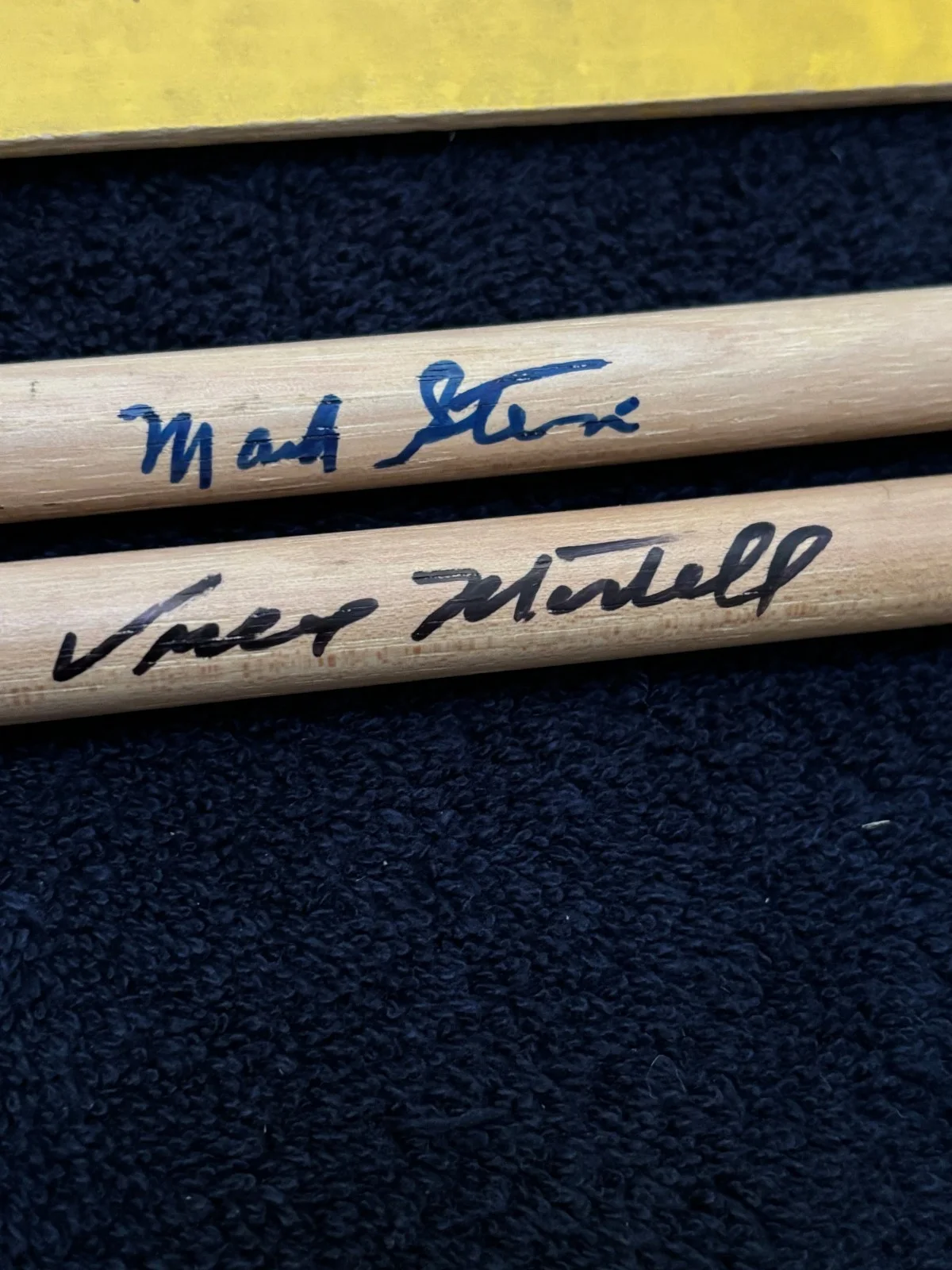 Vanilla Fudge Musicians Mark Stein, Vince Martell Signed Drum Sticks ✨, изображение 3