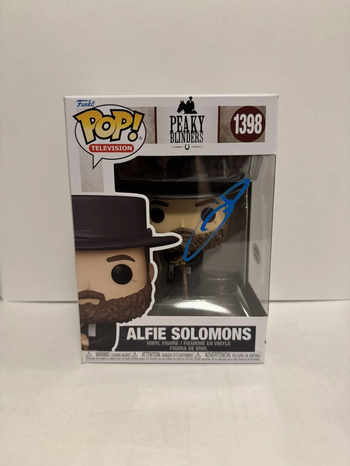 Tom Hardy — Signed Tom Hardy Alfie Solomons Peaky Blinders Funko Pop Autograph Beckett COA