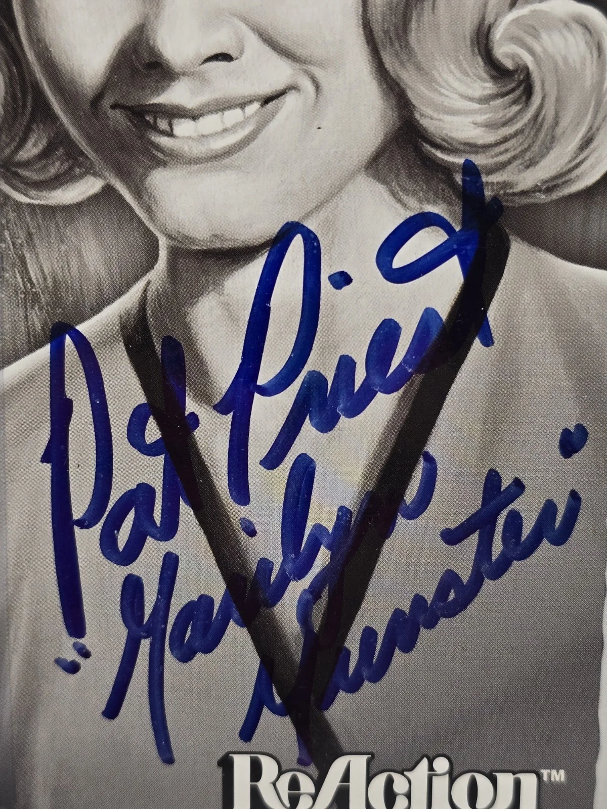 PAT PRIEST Signed AUTO The Munsters Marilyn Munster ReAction Super7 Figure NOS, изображение 4