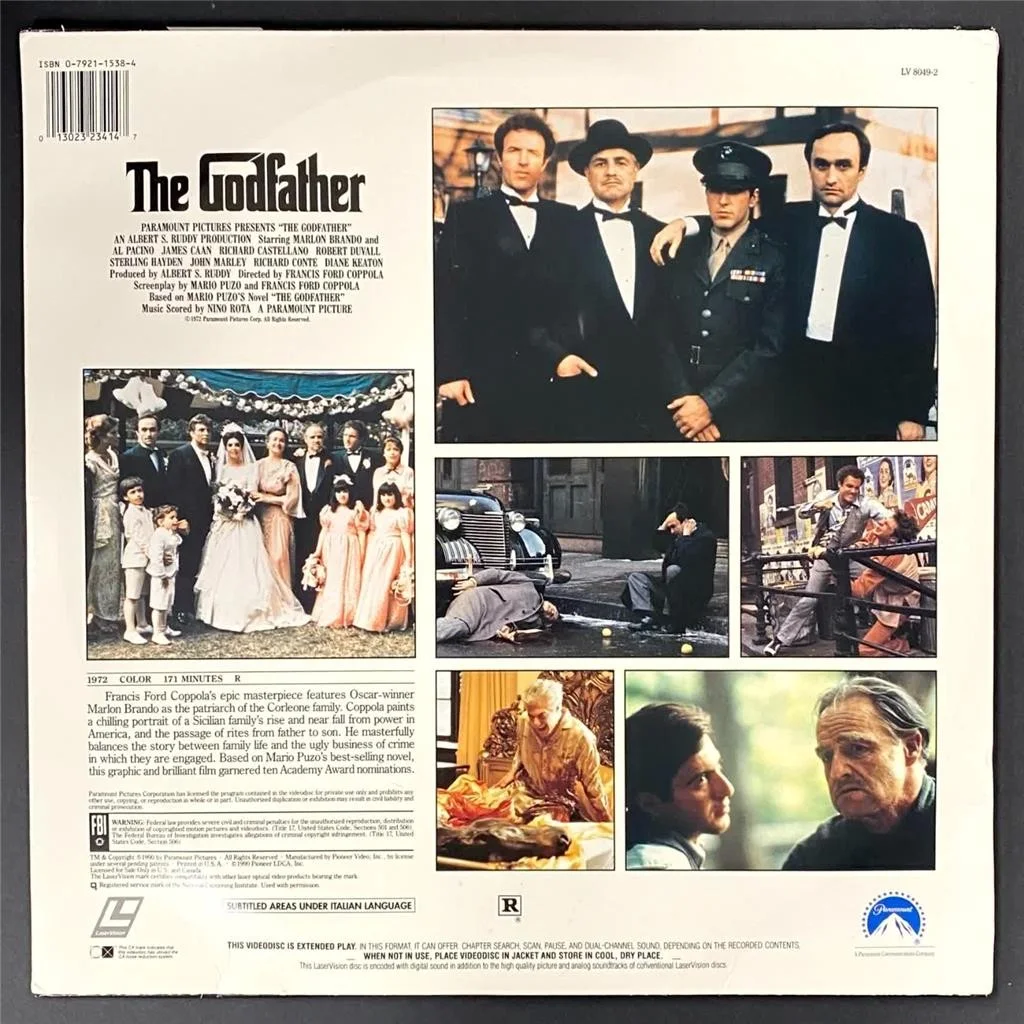 Al Pacino — Al Pacino signed The Godfather LaserDisc Cover autograph ~ Beckett BAS, изображение 5
