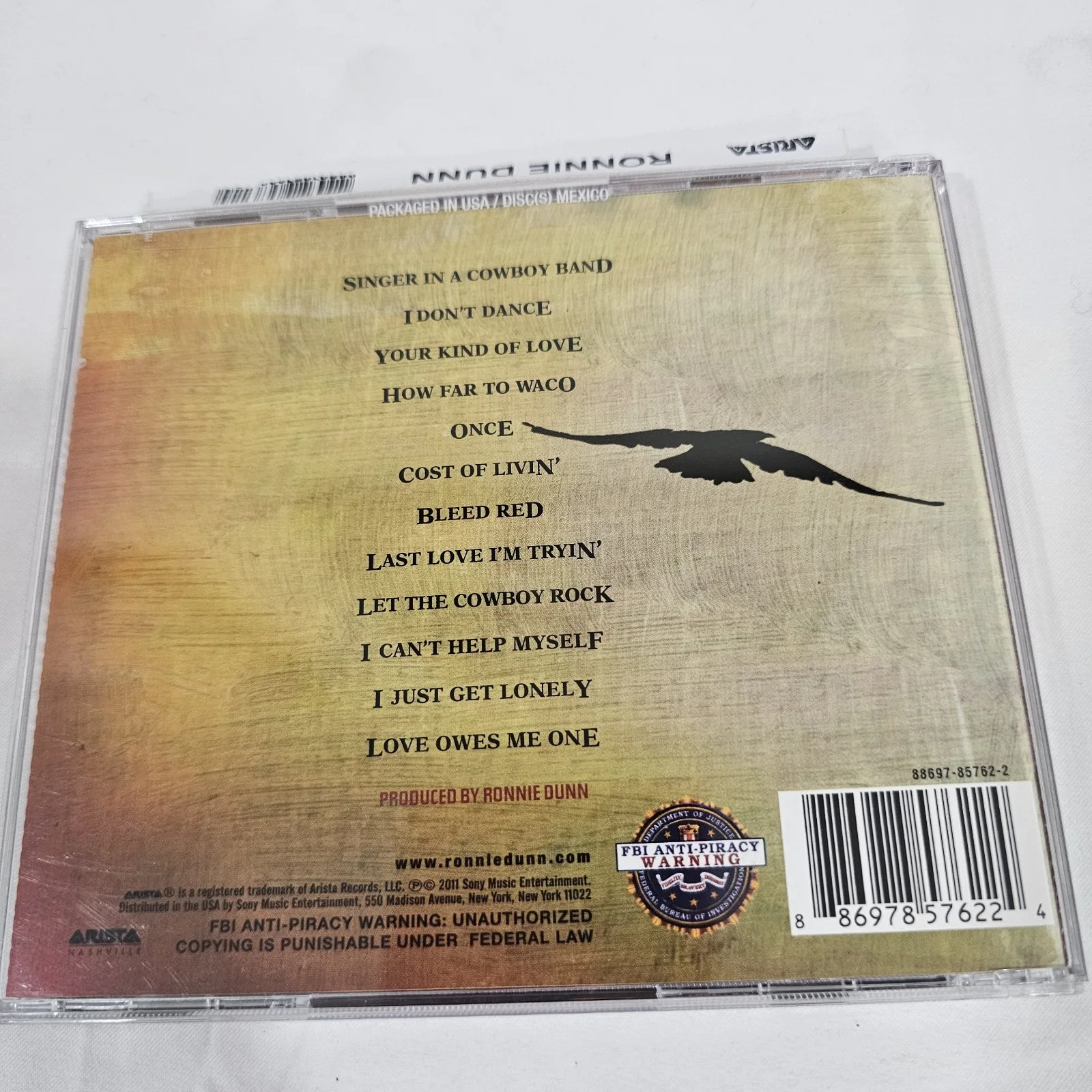 Ronnie Dunn Signed Cd Autographed Country Music, image 2