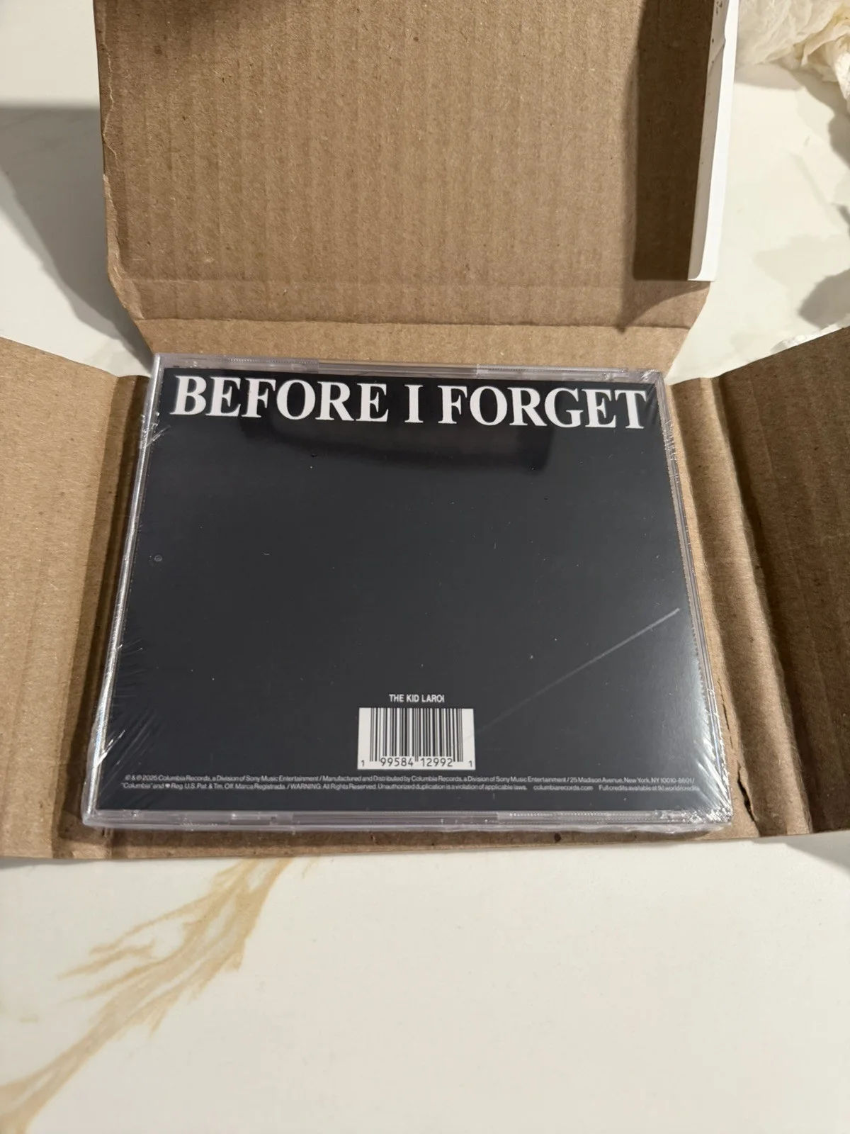 The Kid Laroi Before I Forget Signed Exclusive CD inhand, image 2