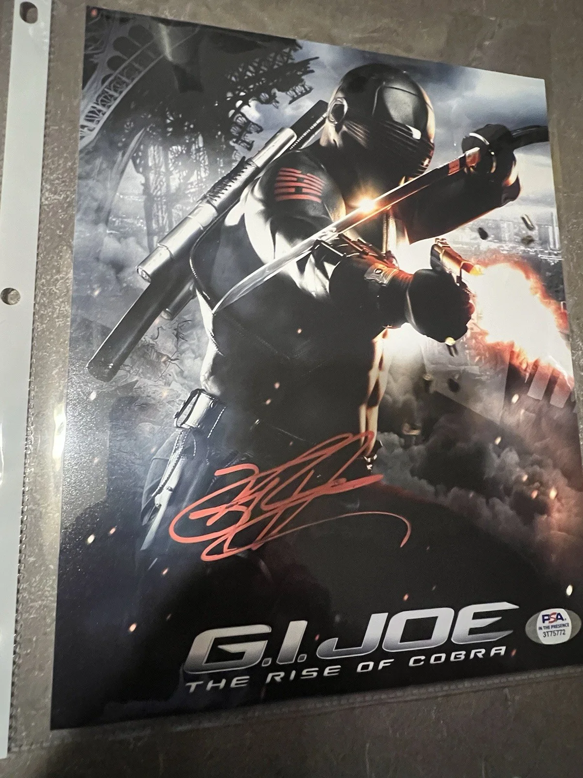 G.I. Joe the rise of the cobra autographed photo by Ray Park With C O A, изображение 2