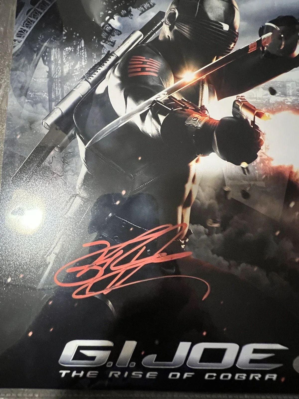 G.I. Joe the rise of the cobra autographed photo by Ray Park With C O A, изображение 3