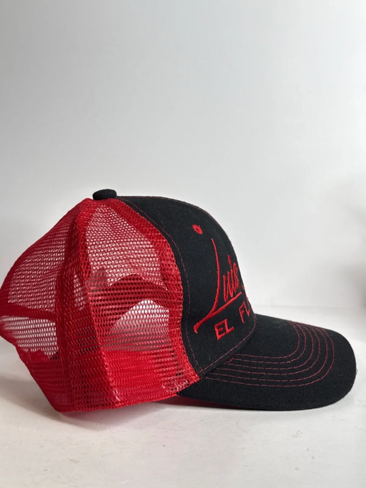 Luis Angel 'El Flaco' Signed Hat Los Recoditos PSA AP87076, image 3