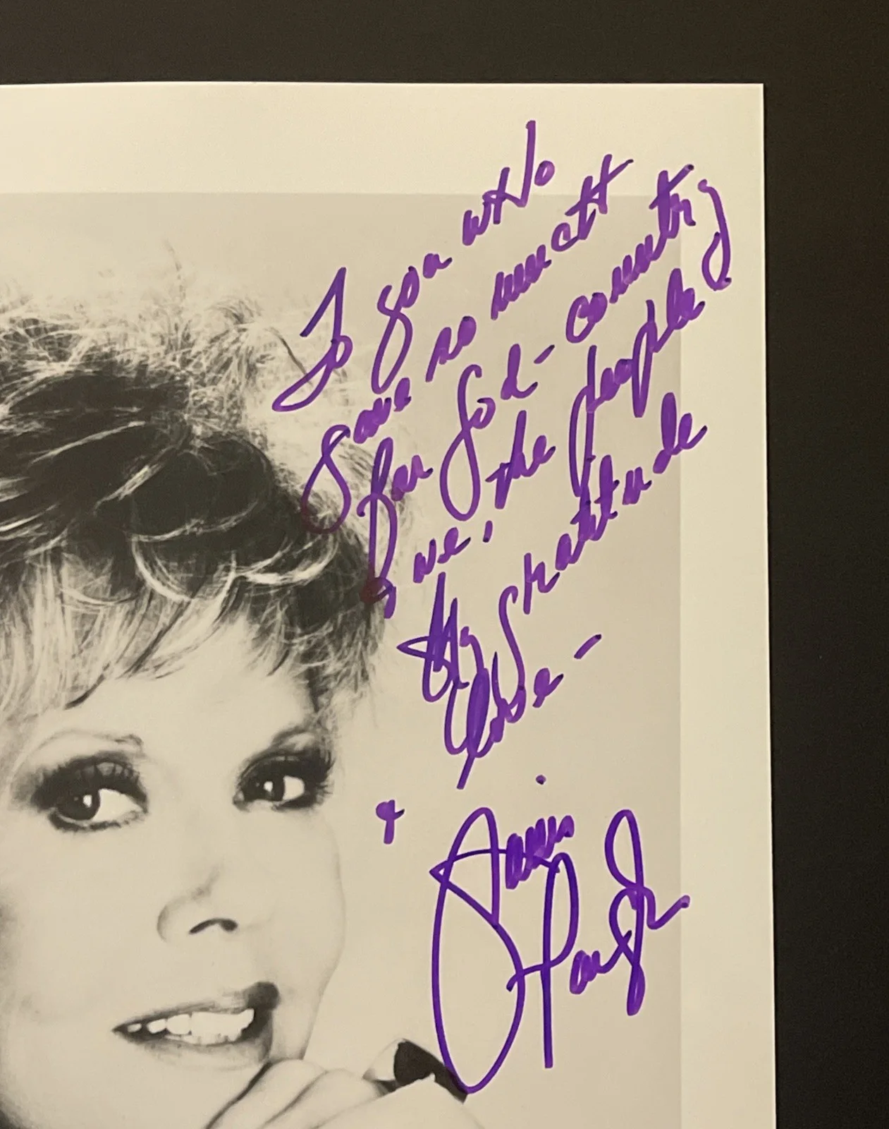 JANIS PAIGE: Hand Signed Celebrity Photograph 8 x 10” / KSK, image 2
