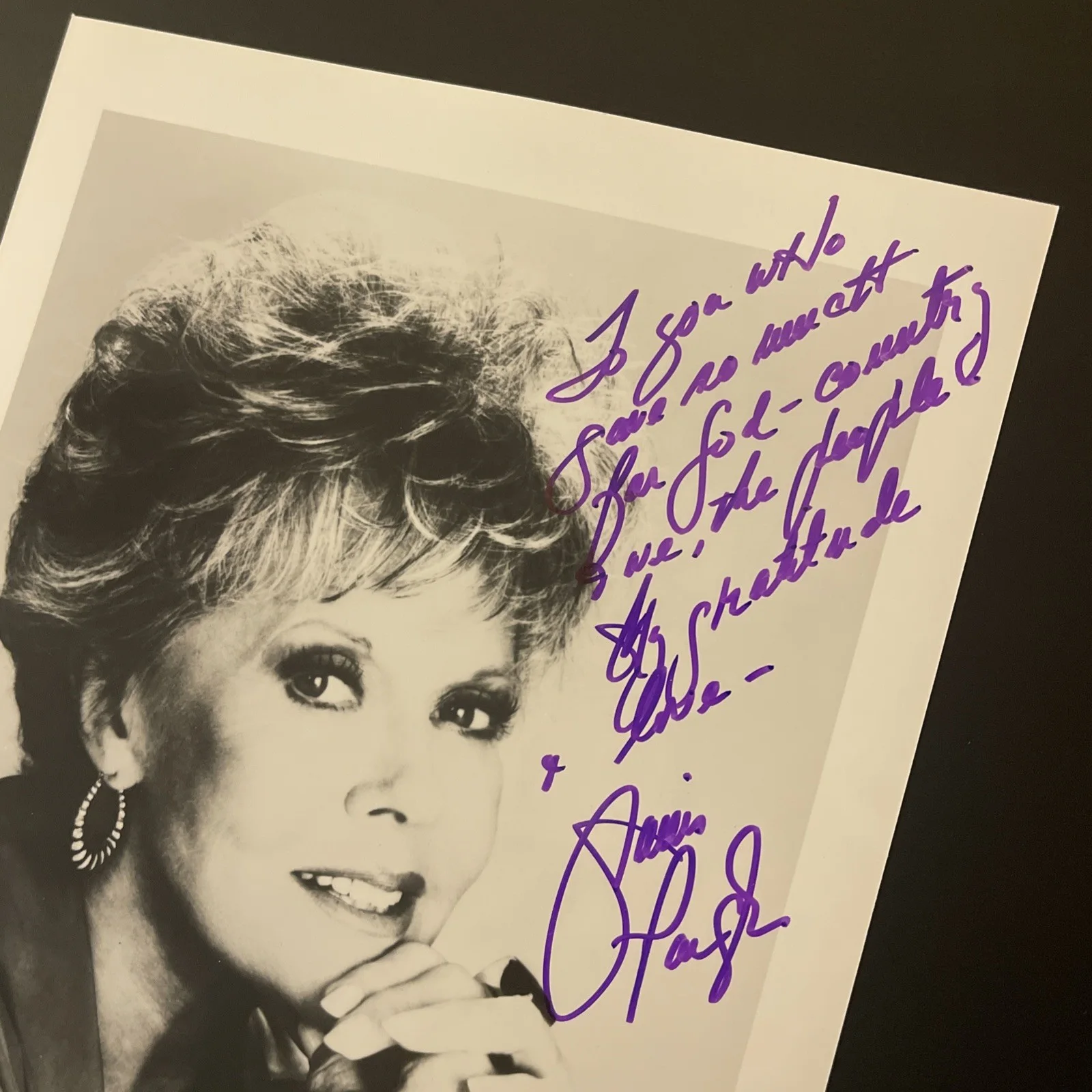 JANIS PAIGE: Hand Signed Celebrity Photograph 8 x 10” / KSK, image 3