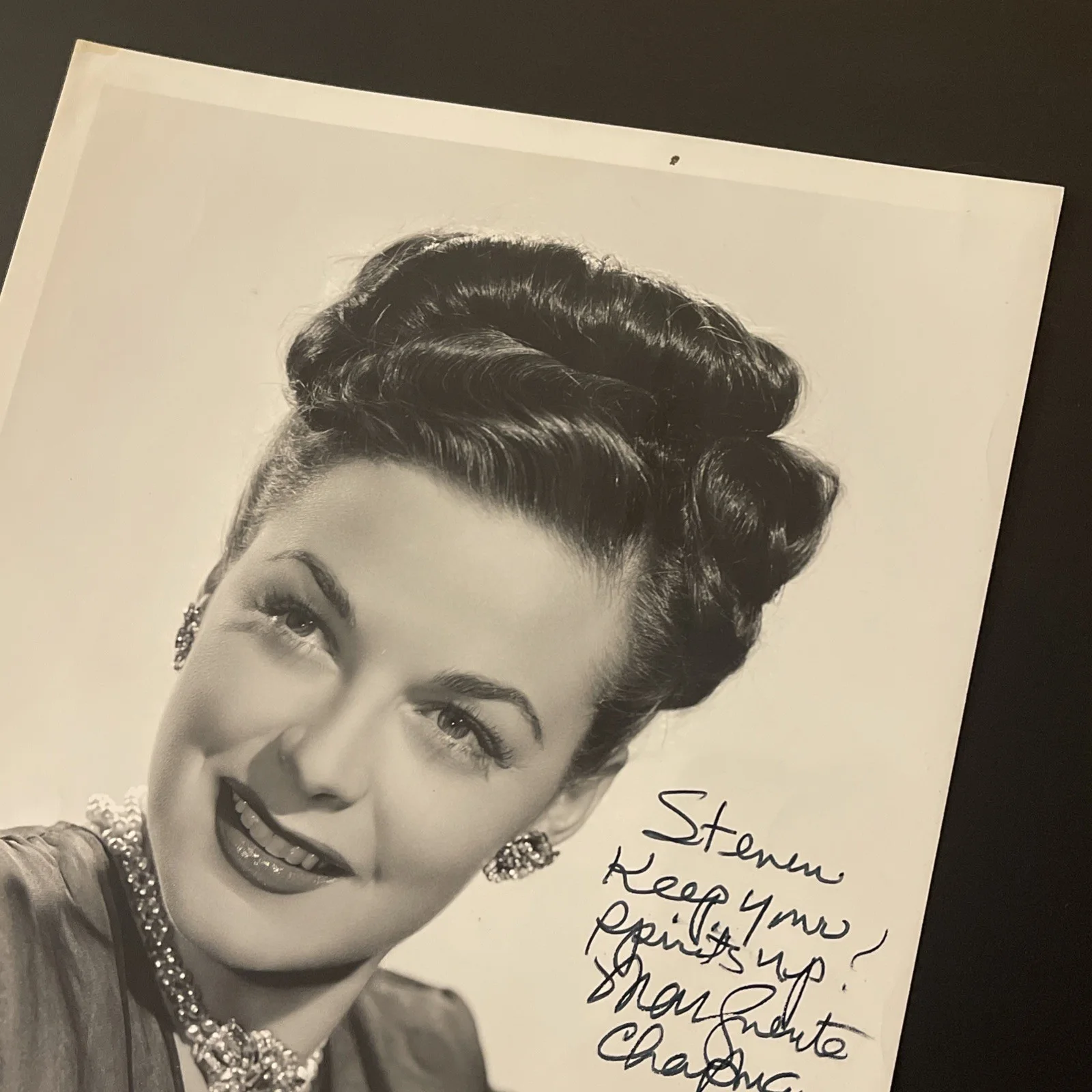 MARGUERITE CHAPMAN: Hand Signed Celebrity Photograph 8 x 10” / KSK, изображение 3