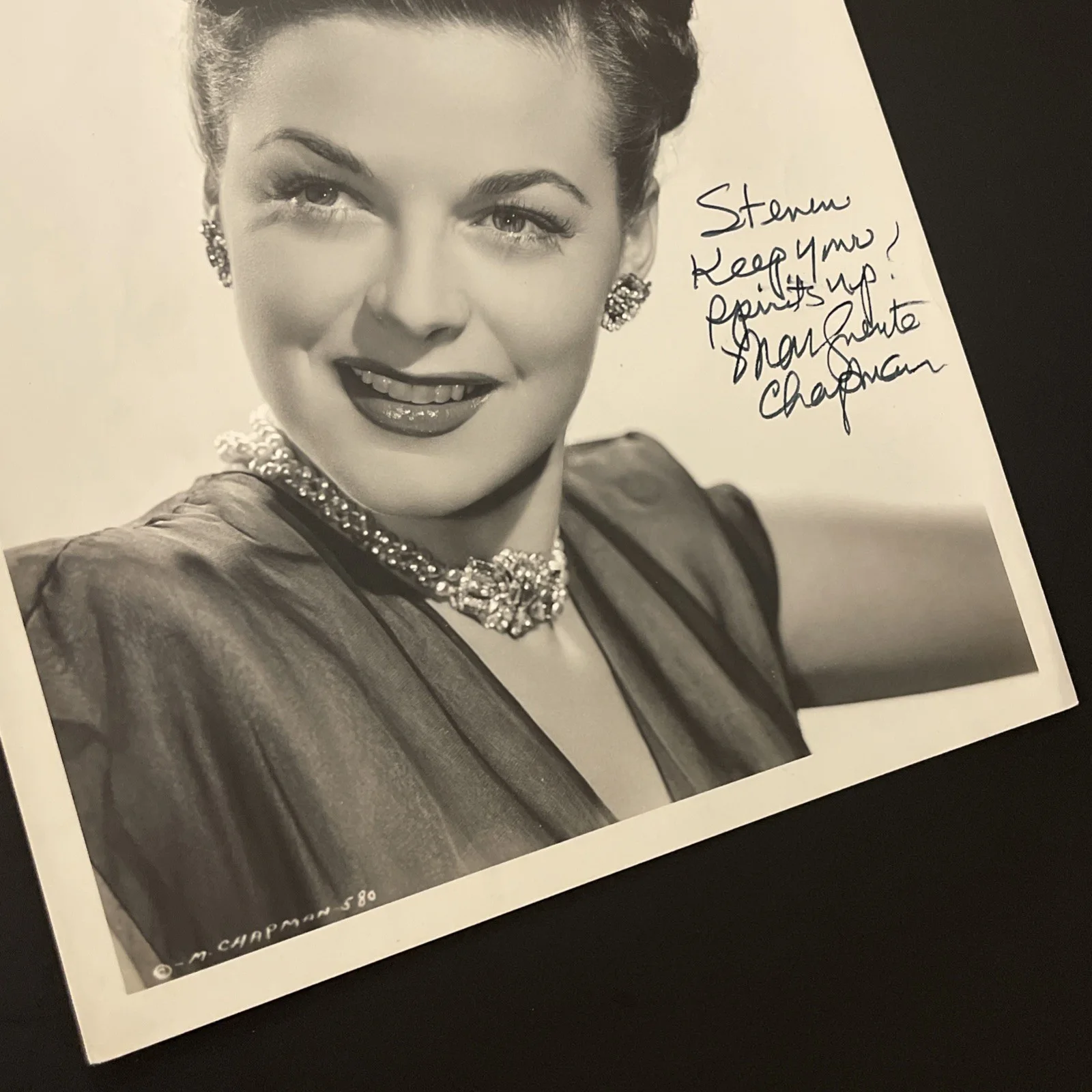 MARGUERITE CHAPMAN: Hand Signed Celebrity Photograph 8 x 10” / KSK, изображение 4