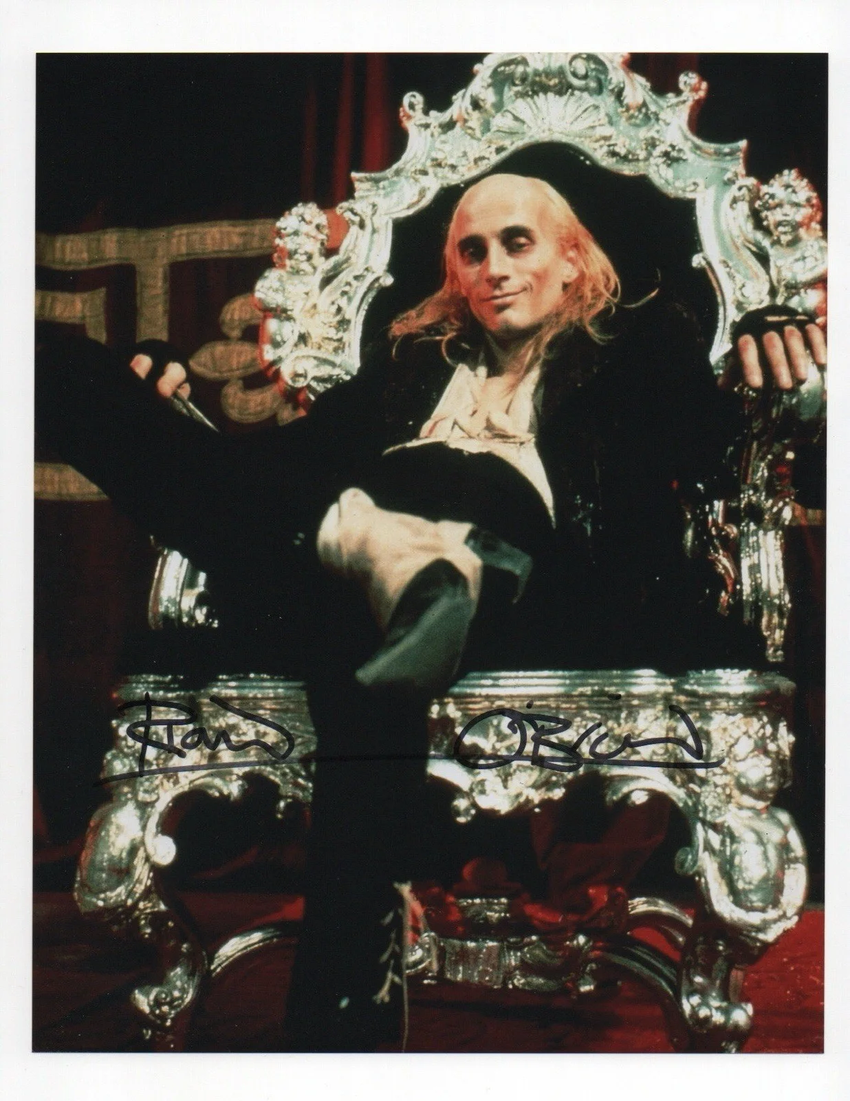 Richard O’Brien — Richard O’Brien signed autograph 8x10 Photo No COA Pass BAS PSA JSA Riff Raff