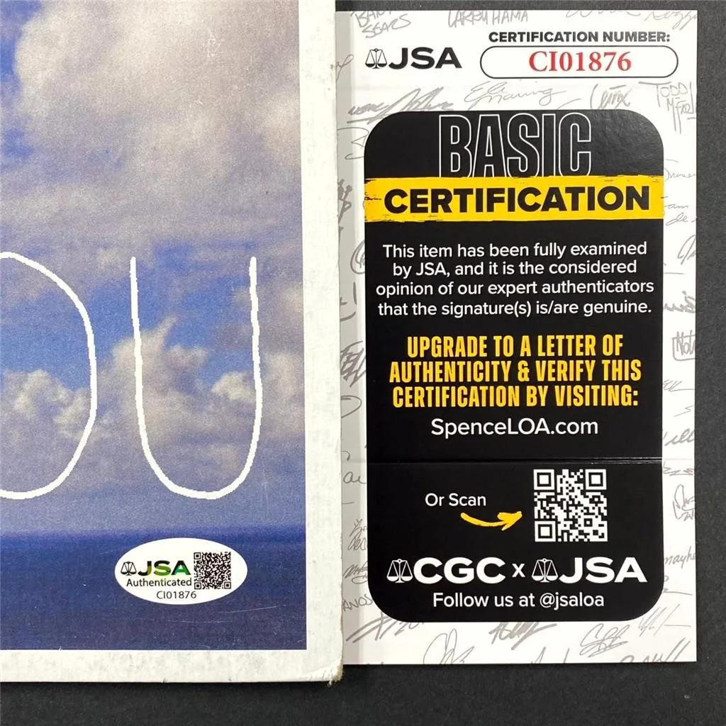 Jack Johnson signed From Here to Now to You vinyl record album LP autograph JSA, изображение 5