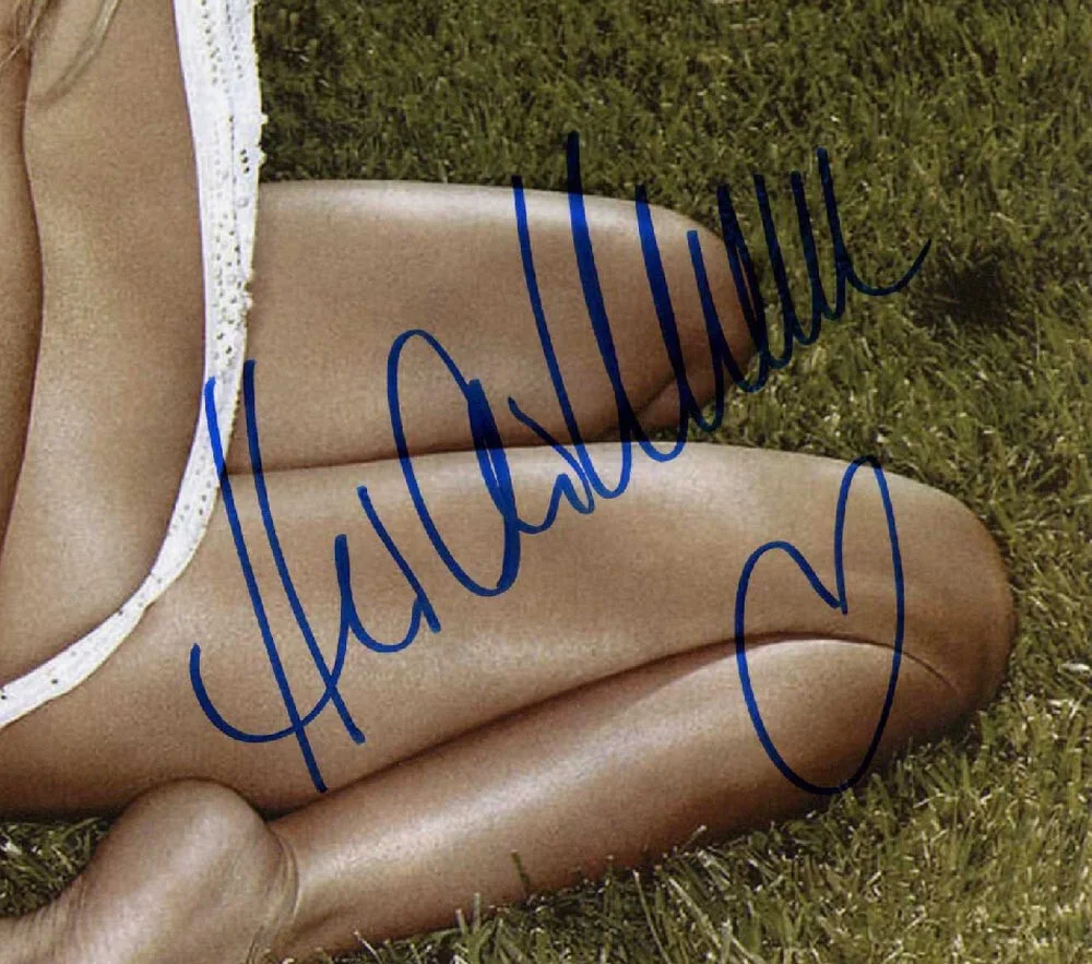 HEIDI KLUM SIGNED 11x14 PHOTO SI VICTORIA SECRET MODEL SUPERMODEL AGT BECKETT, изображение 2