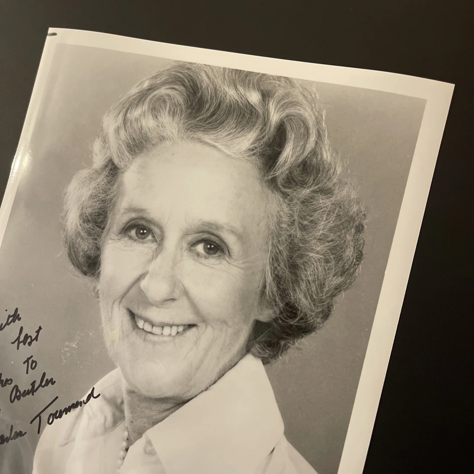 BARBARA TOWNSEND Aftermash: Hand Signed Celebrity Photo 8 x 10” / KSK, image 3