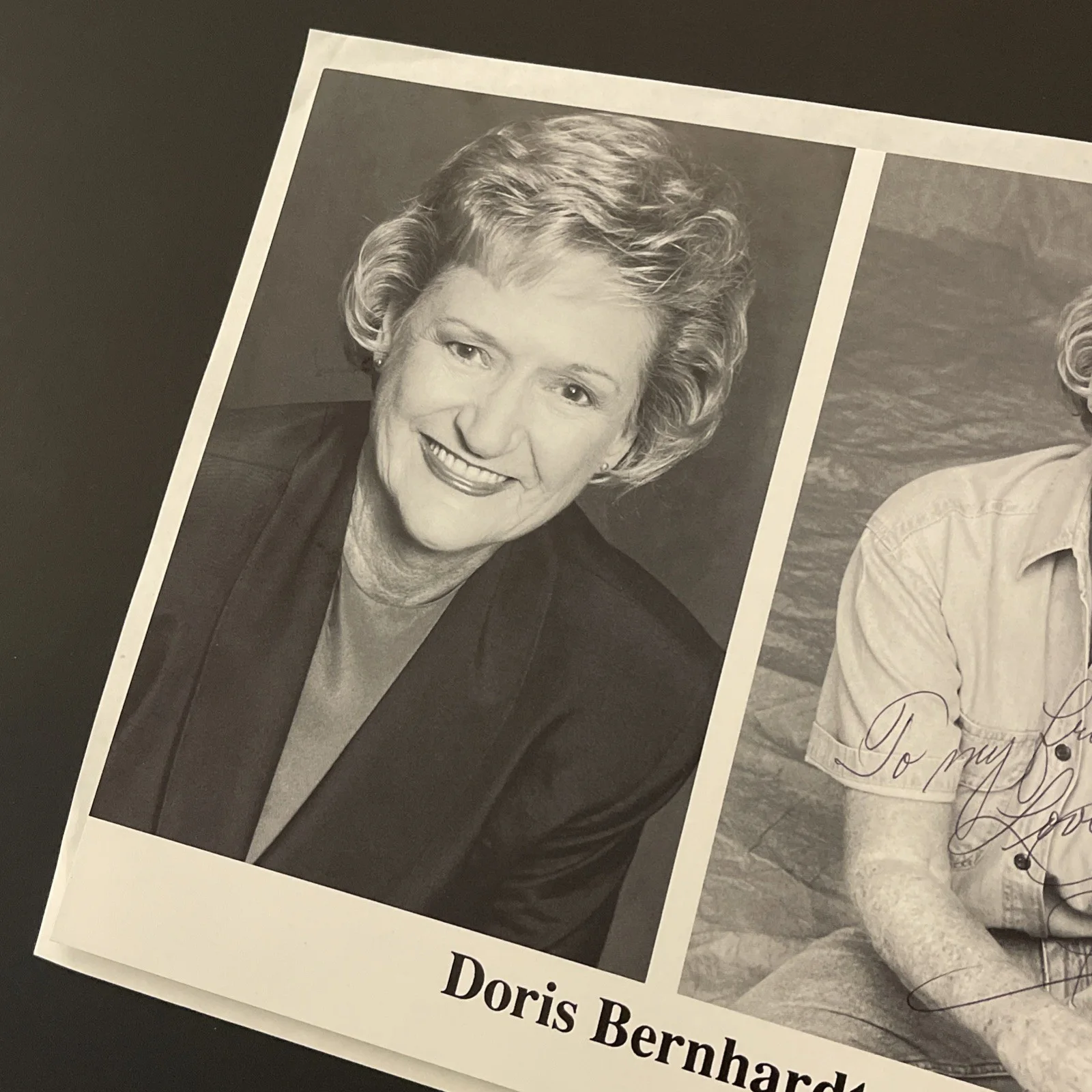 DORIS BERNHARDT: Hand Signed Celebrity Bio & Photo 8 x 10” / KSK, изображение 3