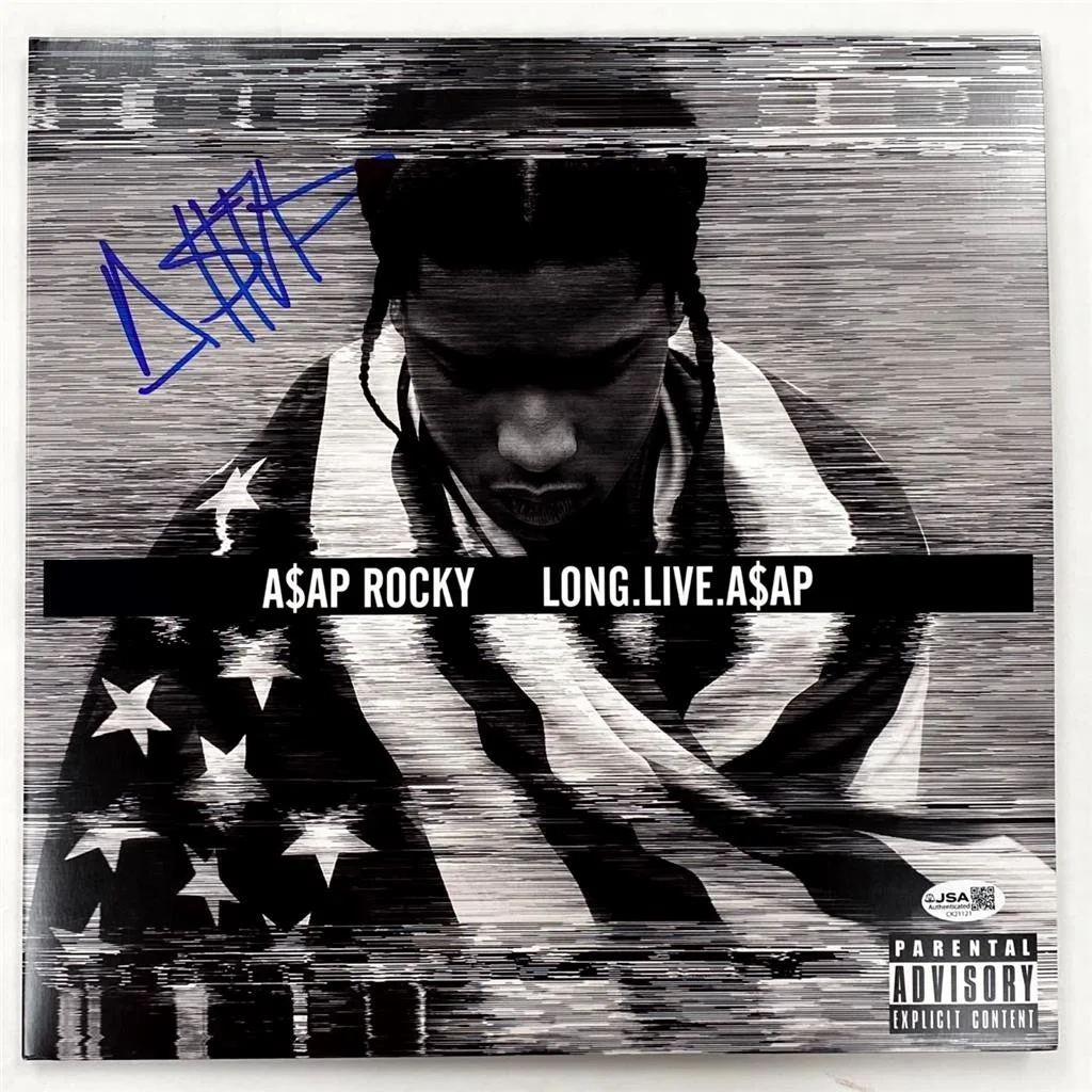 A$AP Rocky signed Long. Live. ASAP vinyl record album LP autograph ~ JSA, image 2