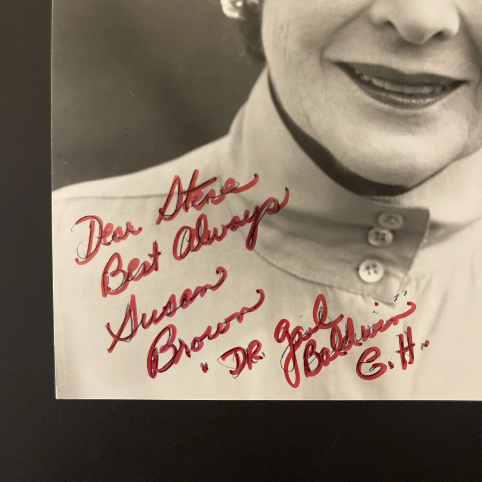 SUSAN BROWN General Hospital: Hand Signed Celebrity Photo 8 x 10”/ KSK, изображение 2