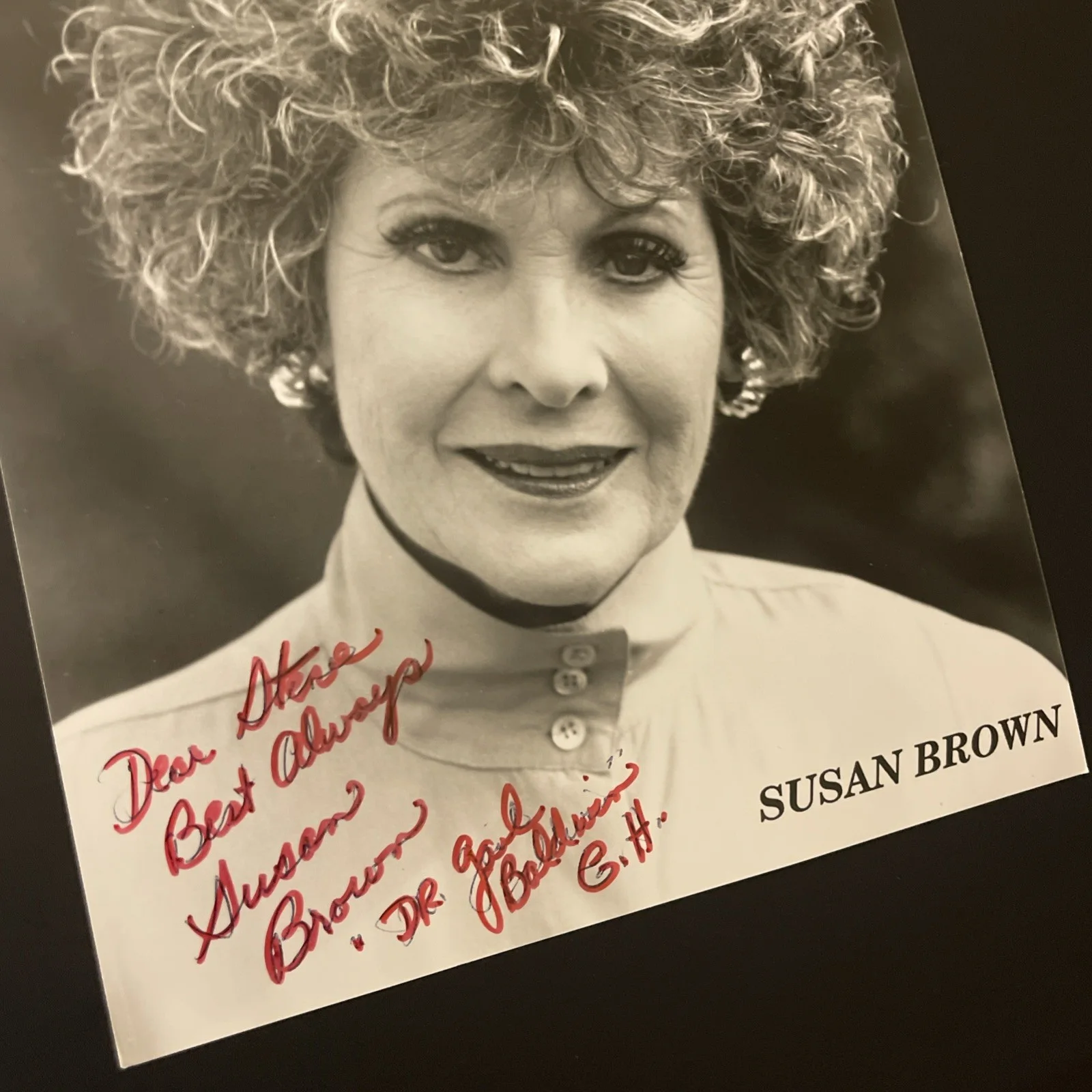 SUSAN BROWN General Hospital: Hand Signed Celebrity Photo 8 x 10”/ KSK, изображение 4