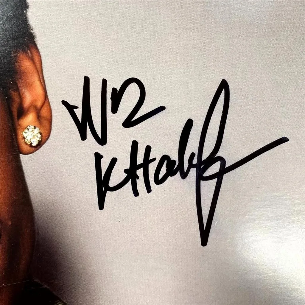Wiz Khalifa Now Playing signed vinyl record album cover LP autograph Beckett BAS, изображение 2