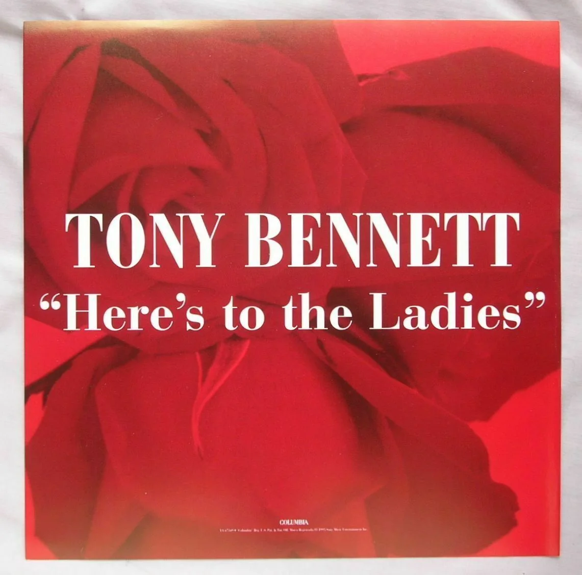 SIGNED 12"x12" TONY BENNETT Here's To The Ladies CD RELEASE PROMO CARD POSTER, image 4