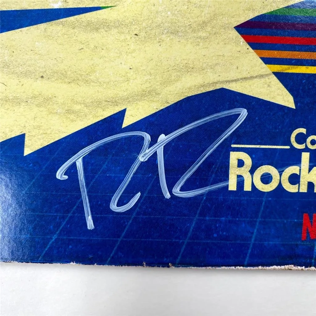 Duffer Brothers — Ross & Matt Duffer signed Stranger Things WSQK Record Vinyl Cover auto (A) ~ JSA, image 2