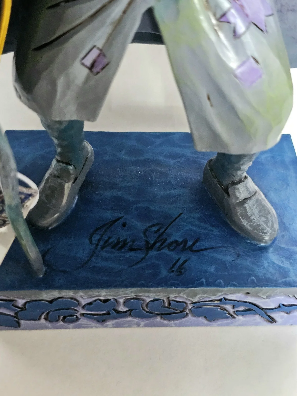 Jim Shore Signed Autographed Disney Haunted Mansion Hat Box Ghost Statue Figure, изображение 2