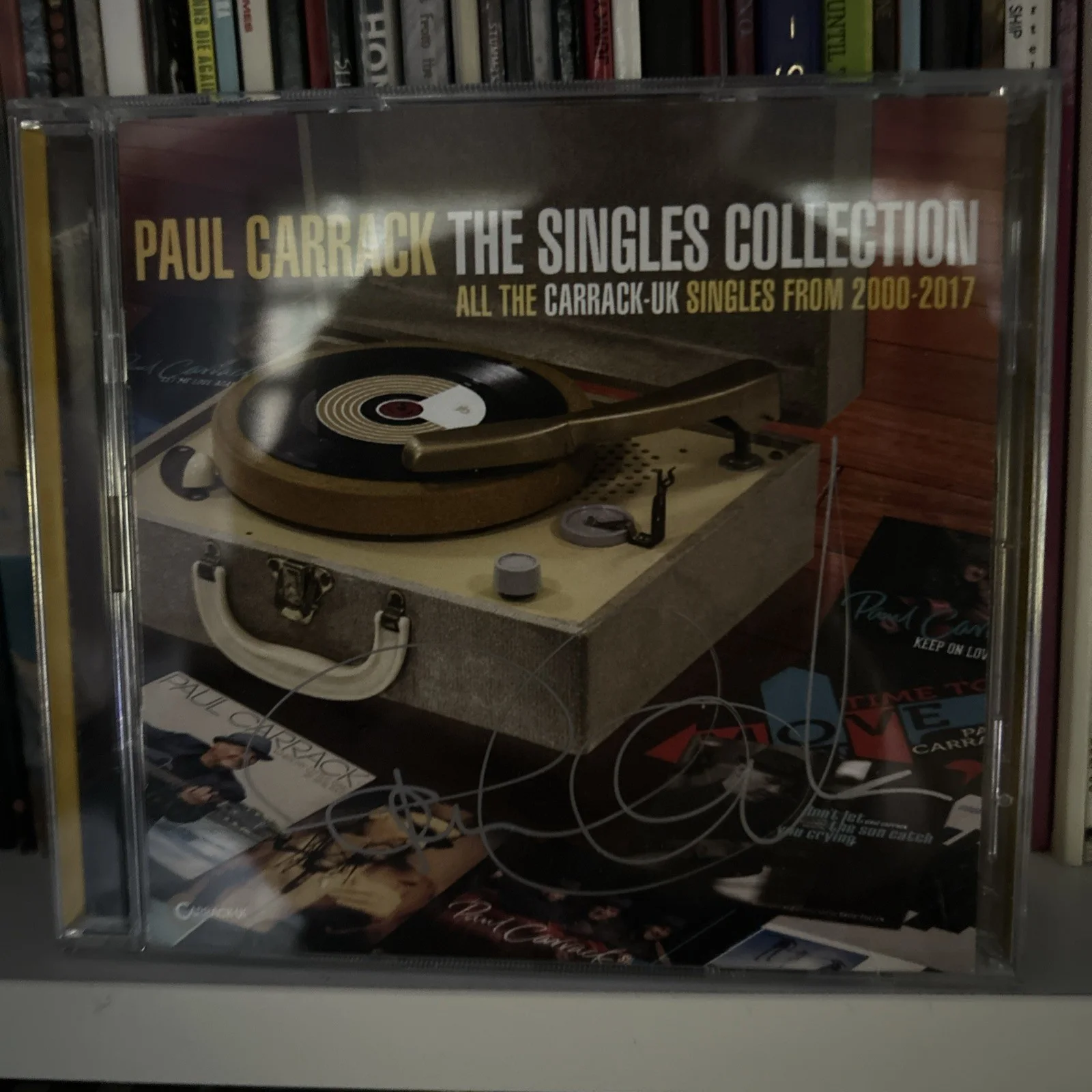 Paul Carrack – The Singles Collection 2000–2017 2CD Set Signed in Silver by Paul, image 2
