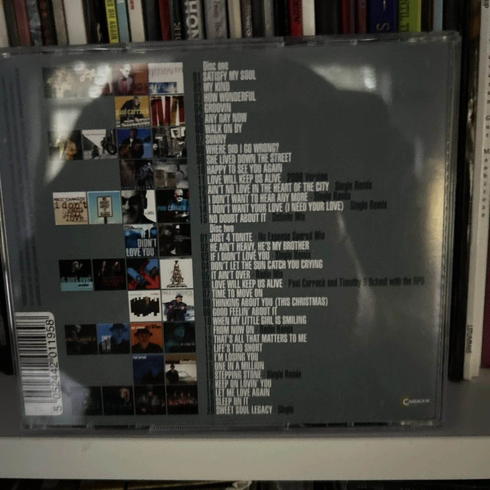 Paul Carrack – The Singles Collection 2000–2017 2CD Set Signed in Silver by Paul, image 3
