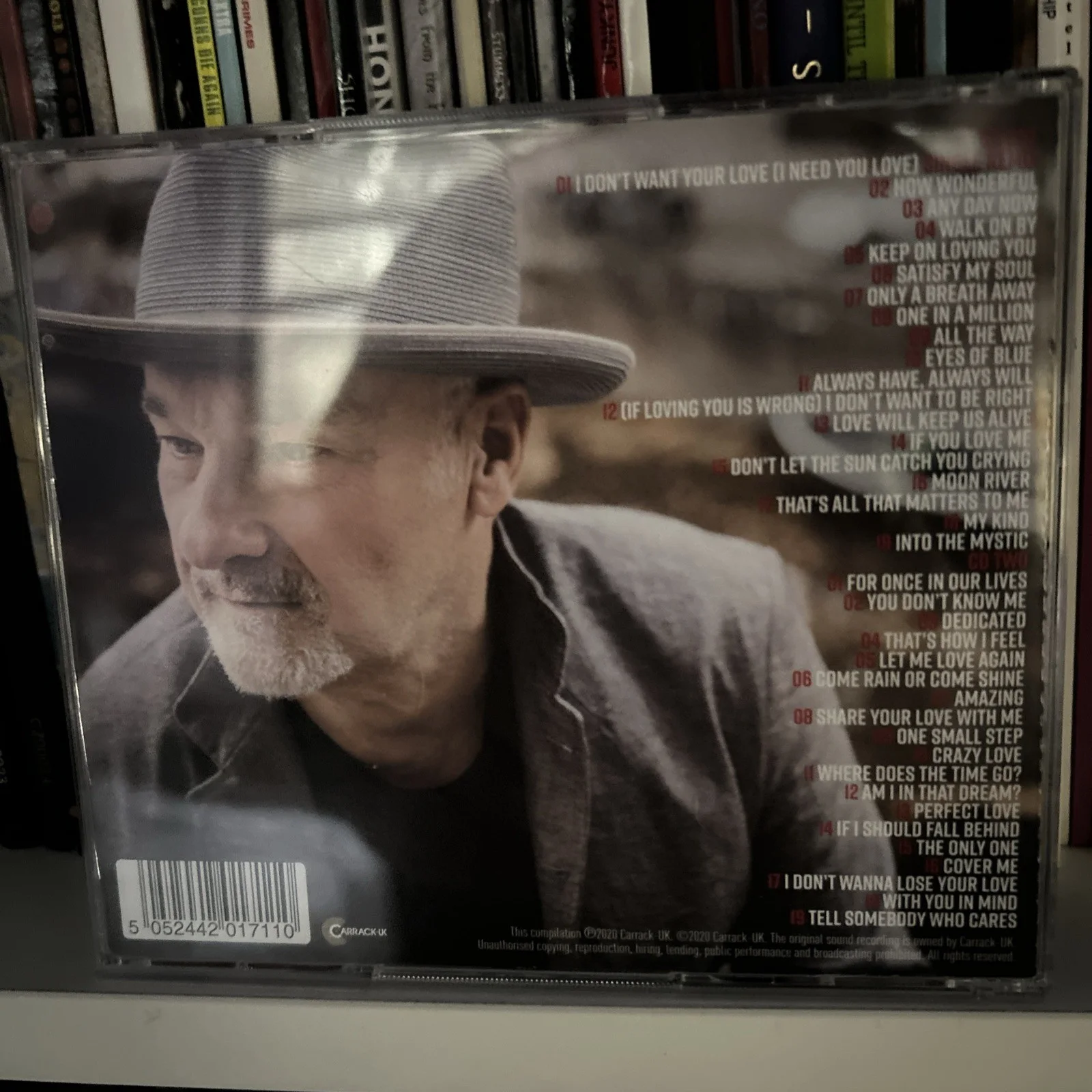 Paul Carrack – Love Songs 2CD Set Signed by Paul Carrack, Bold Black Ink, image 2