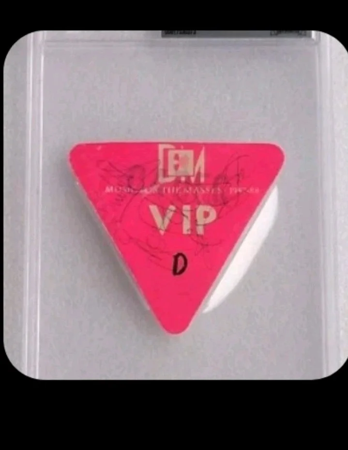 DEPECHE MODE Signed BECKETT Cert. 1987-88 VIP Pass By GAHAN GORE FLETCHER WILDER, image 5