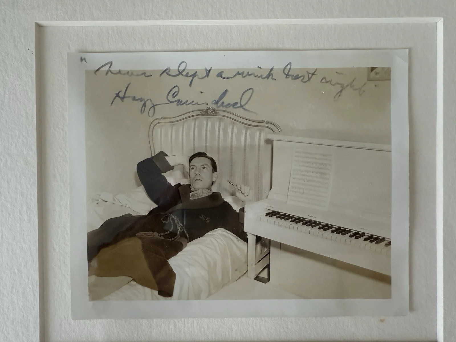 Vintage Hoagy Carmichael Signed Photo, image 3