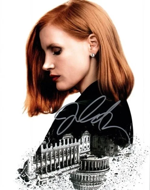 Jessica Chastain — Jessica Chastain Autographed 8x10 Photograph Actress COA TTM