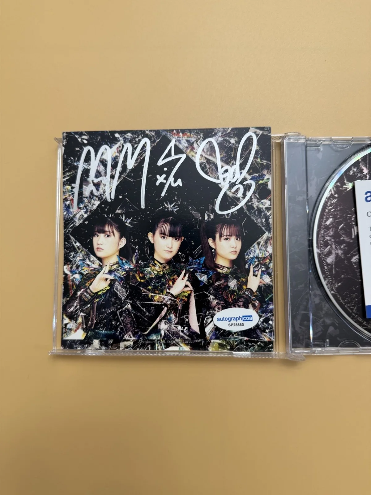 SIGNED BABYMETAL Metal Forth Autograph CD ACOA Certified SP28880, image 2