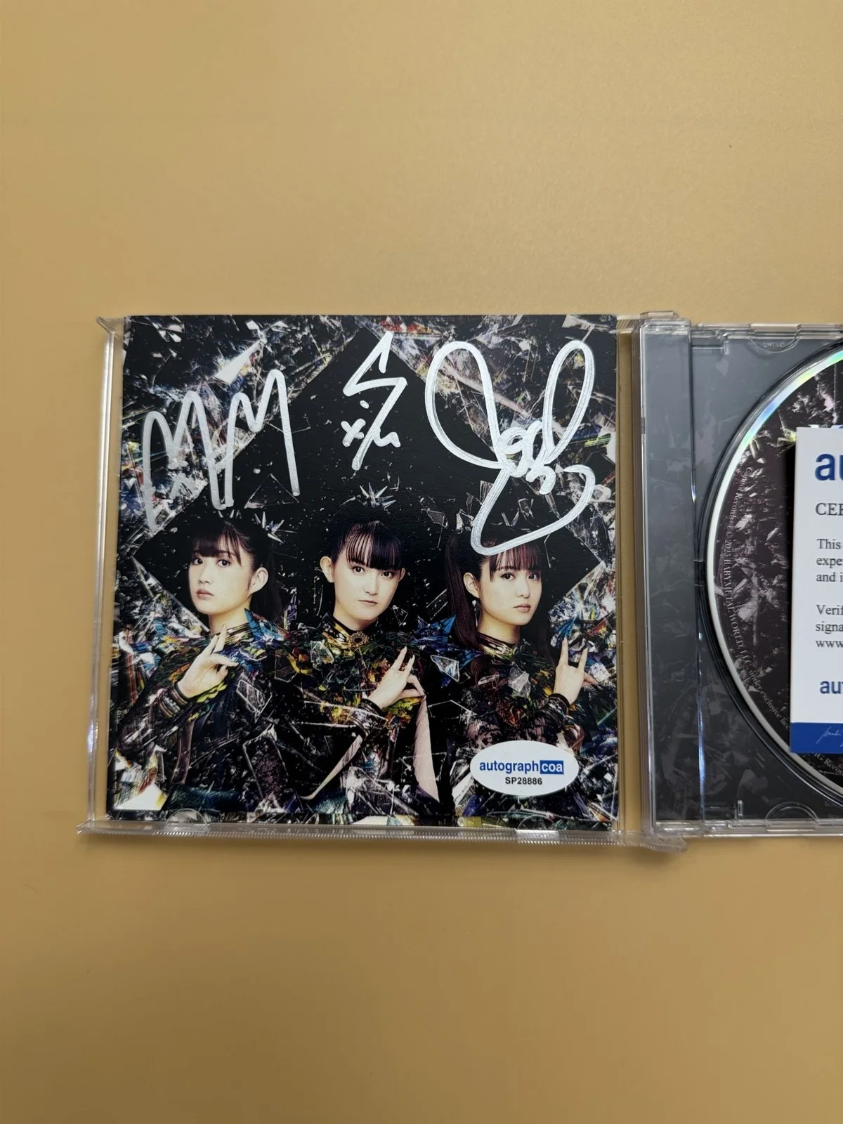 SIGNED BABYMETAL Metal Forth CD ACOA Certified Autograph SP28886, image 2