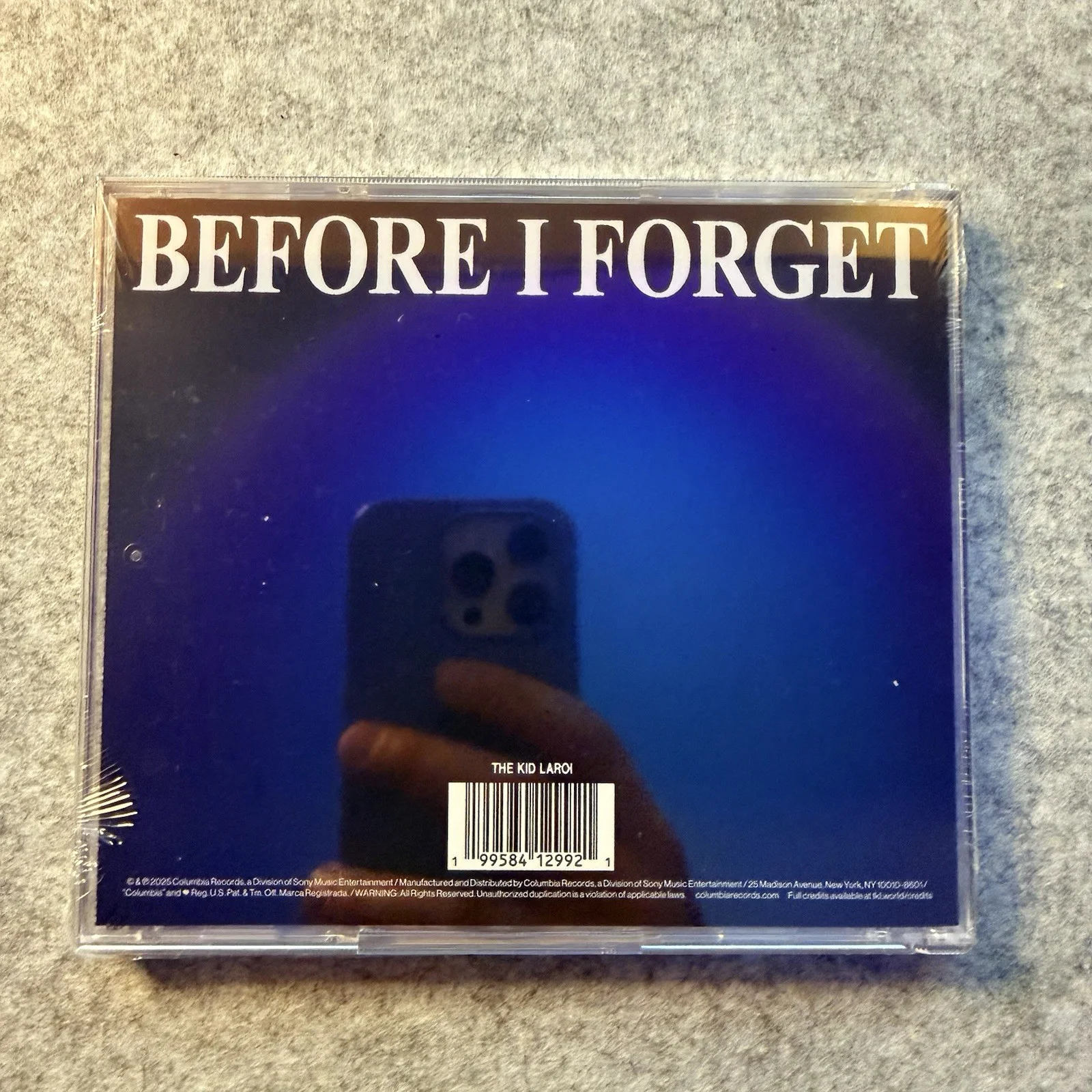 The Kid Laroi Before I Forget Signed Exclusive CD In Hand, image 2