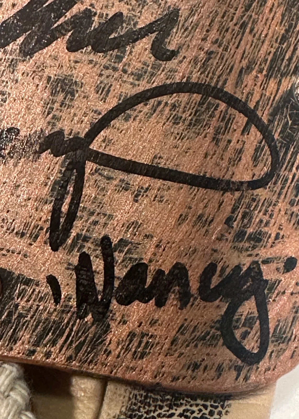 Dermot Mulroney — Heather Langenkamp Signed Freddy Krueger Replica Glove JSA, image 3