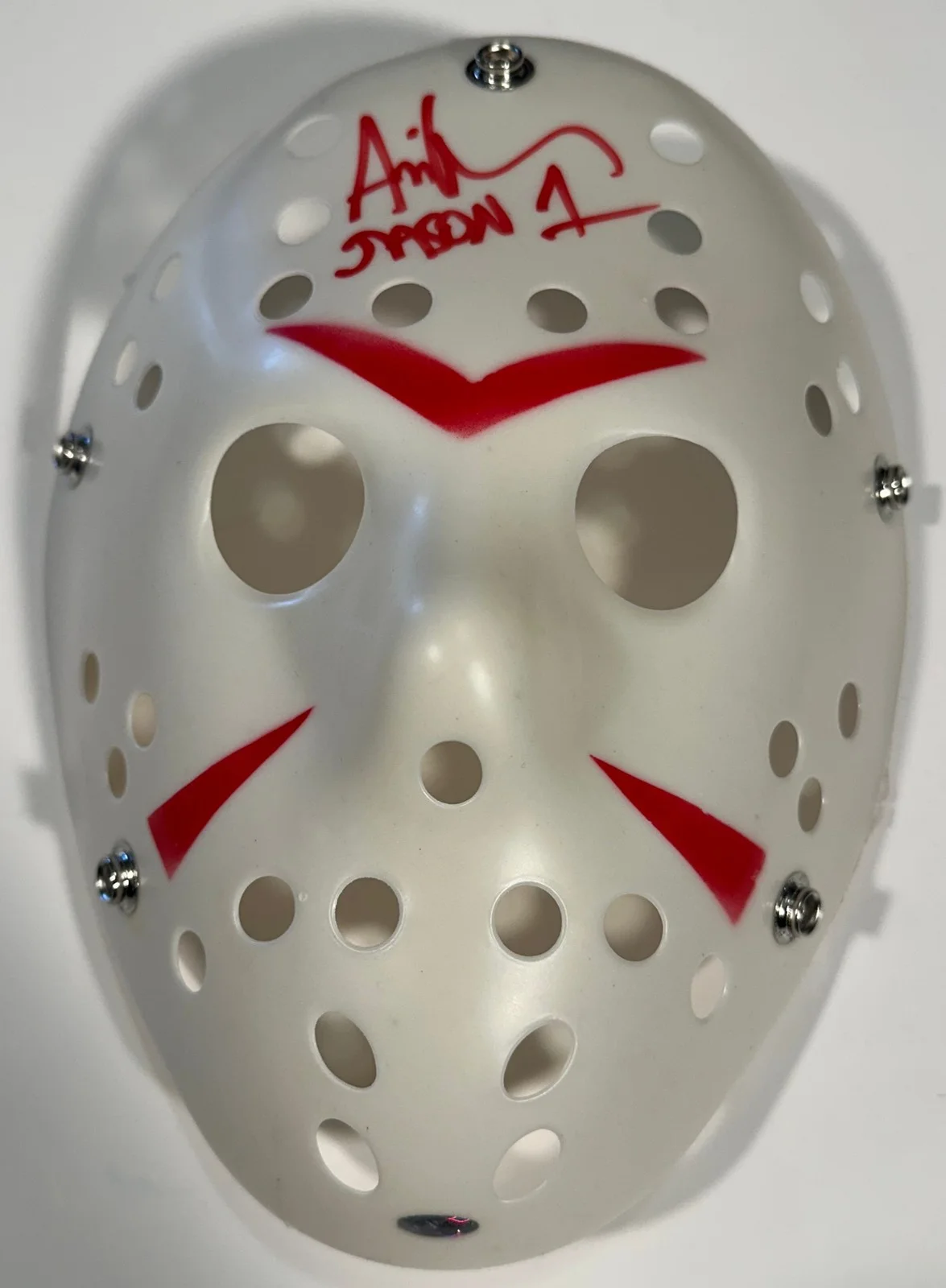Ari Lehman Signed Jason Voorhees Mask Inscribed Jason 1 OKAuthentics, изображение 5