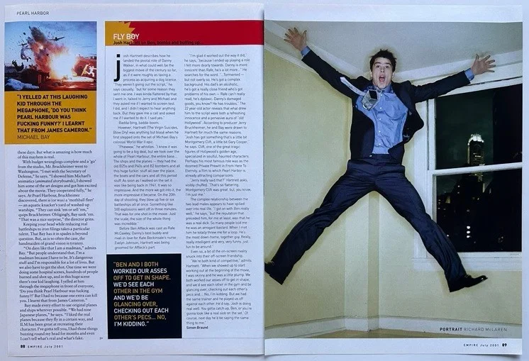 JOSH HARTNETT - 2001 Full page UK magazine poster, изображение 2