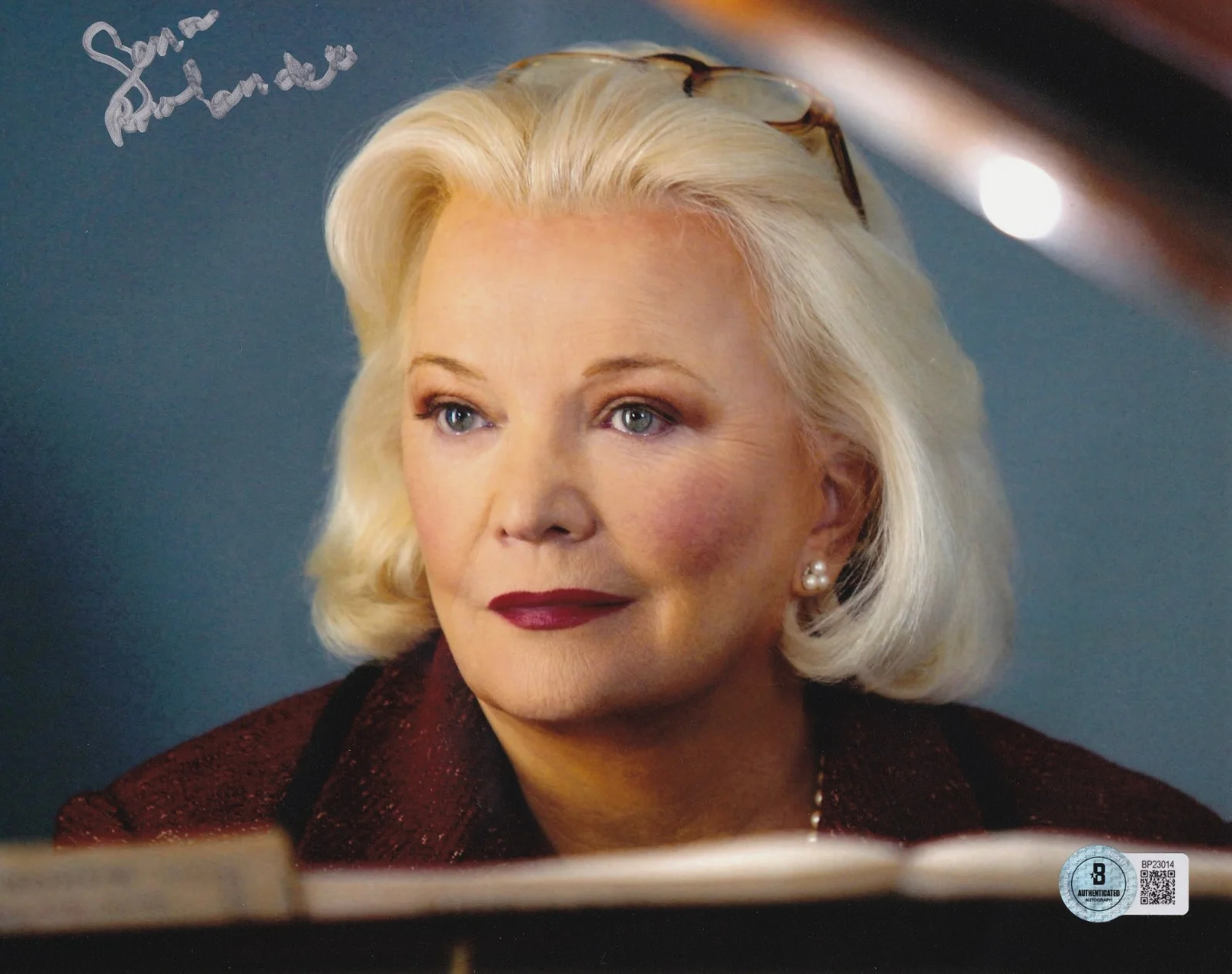 Gena Rowlands — Gena Rowlands Signed 8x10 Photo BAS COA The Notebook Allie Picture Gloria Auto'd