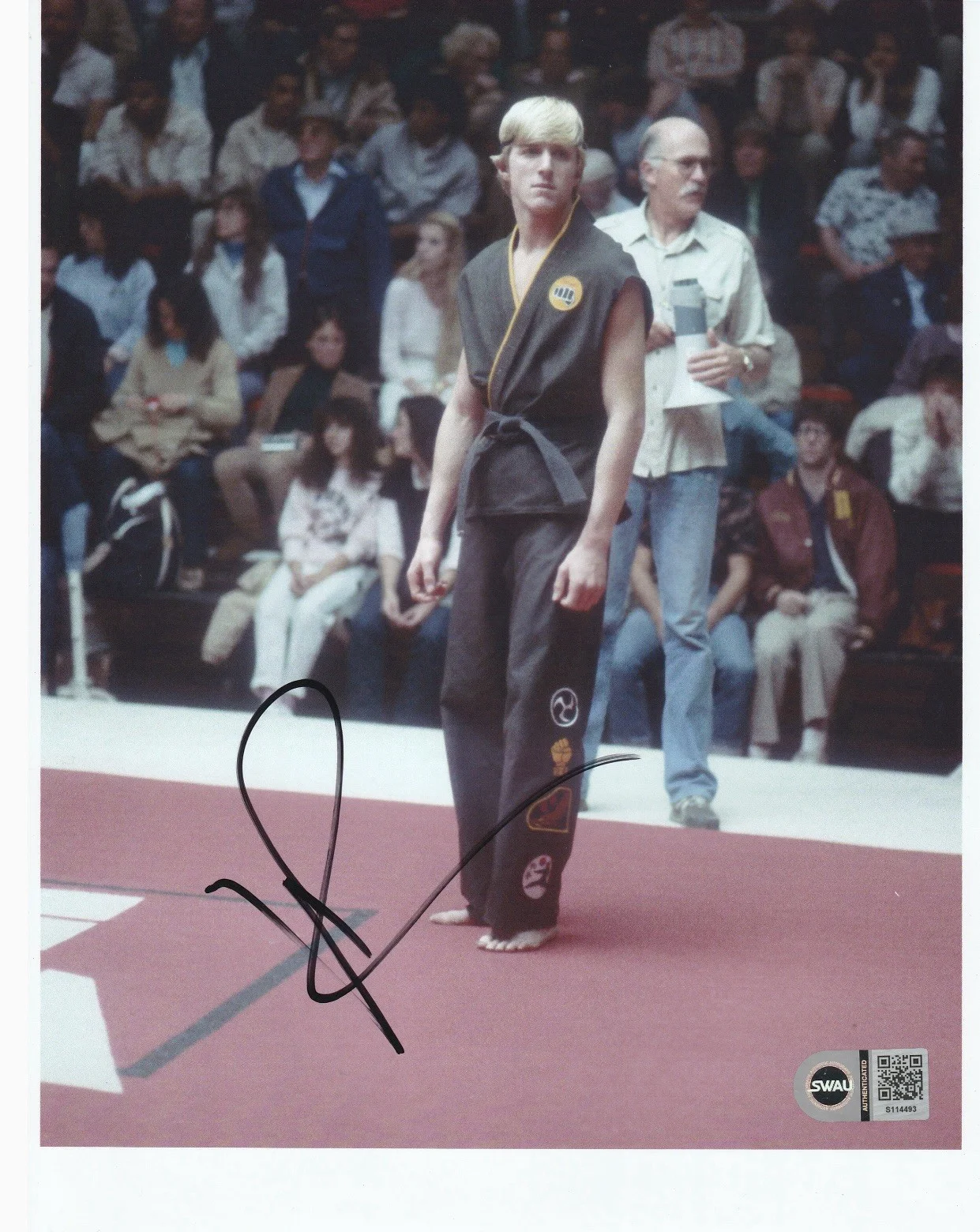 William Zabka — WILLIAM ZABKA SIGNED 8x10 PHOTO KARATE KID MOVIE AUTOGRAPH SWAU COA CERT