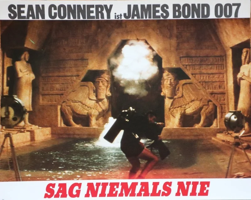 007 Never Say Never Again 1983 8x Postcards Premium Reproduction Lobby Cards, изображение 2