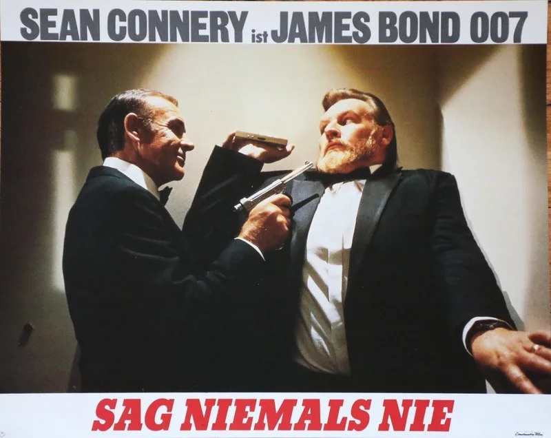 007 Never Say Never Again 1983 8x Postcards Premium Reproduction Lobby Cards, изображение 3