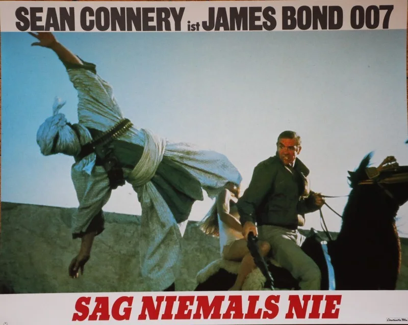 007 Never Say Never Again 1983 8x Postcards Premium Reproduction Lobby Cards, изображение 4